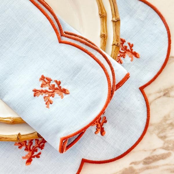 Coral Placemat, set of 4