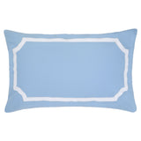 Cornflower Blue Border Shams