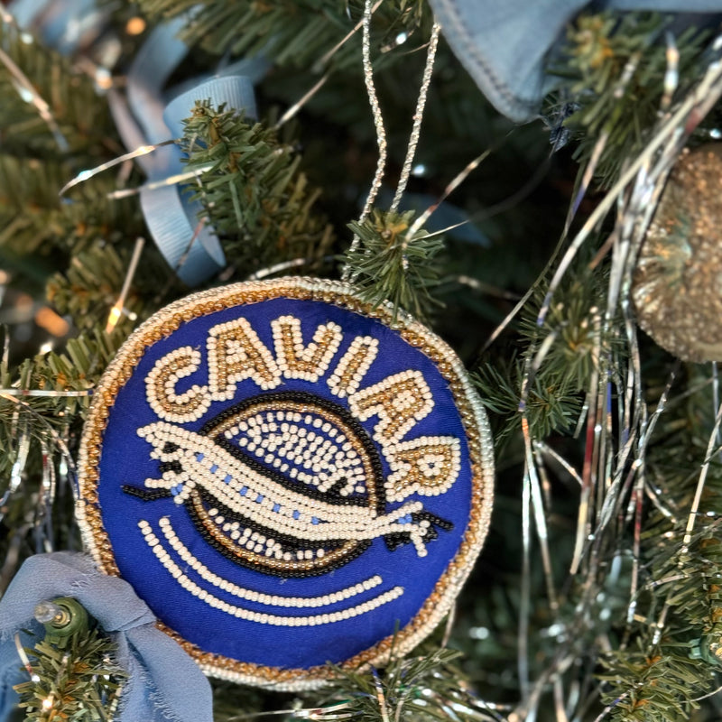Beaded Caviar Ornament