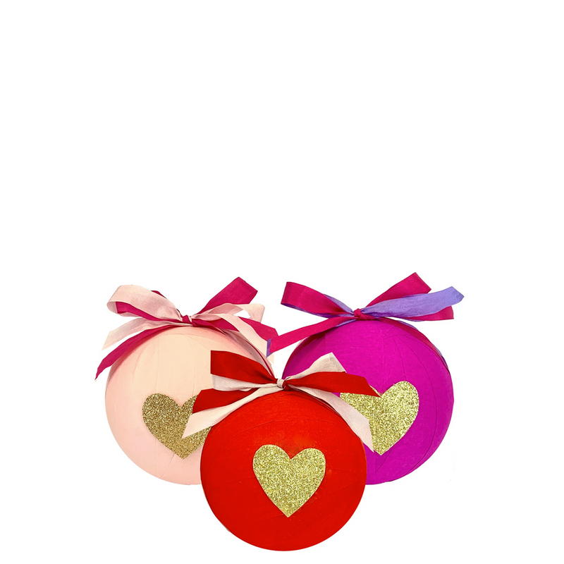 Deluxe Glitter Heart Surprize Ball