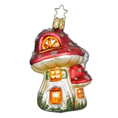 Forest Gnome Hut Ornament