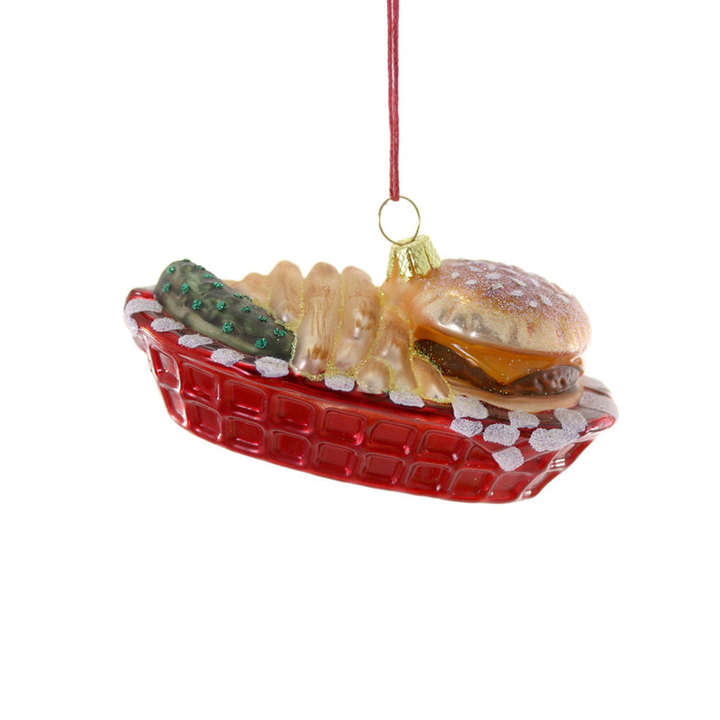 Burger Basket Ornament