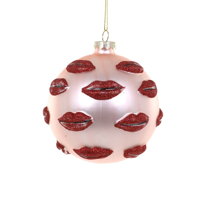 Lips Bauble Ornament