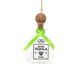 Silver Tequila Bottle Ornament