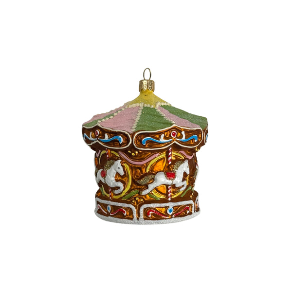 Gingerbread Carousel Ornament