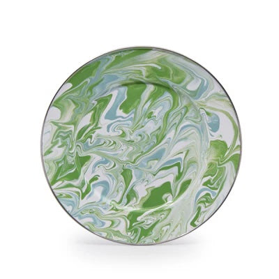 Green & Blue Marbled Enamelware
