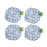 Hydrangea Cocktail Napkins, set of 4