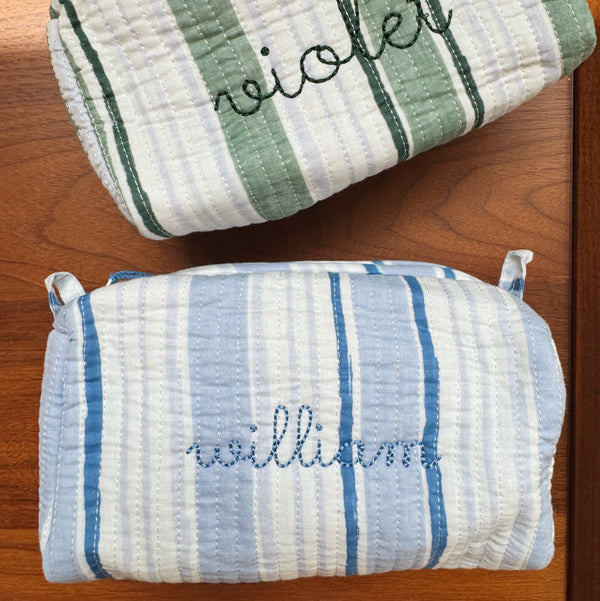The Martha Pouch, Blue