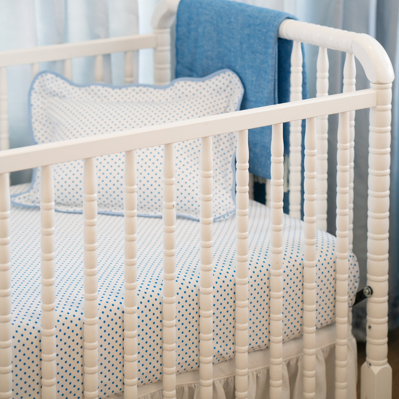 Baby blue crib sheets sale