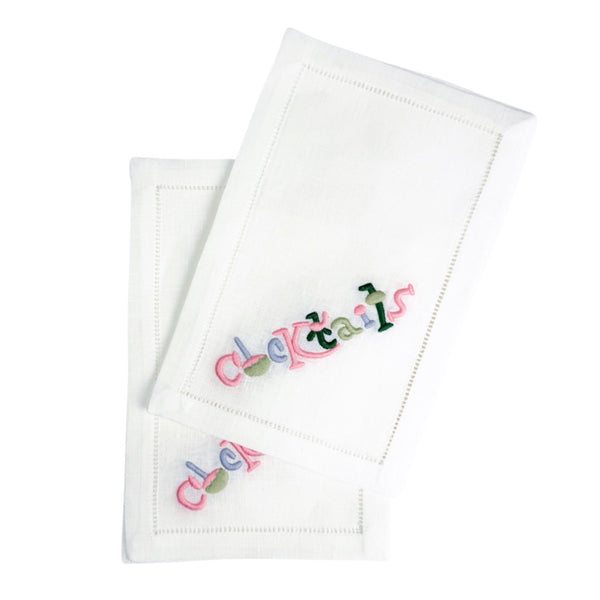 Throwback Cocktail Napkins, set of 4