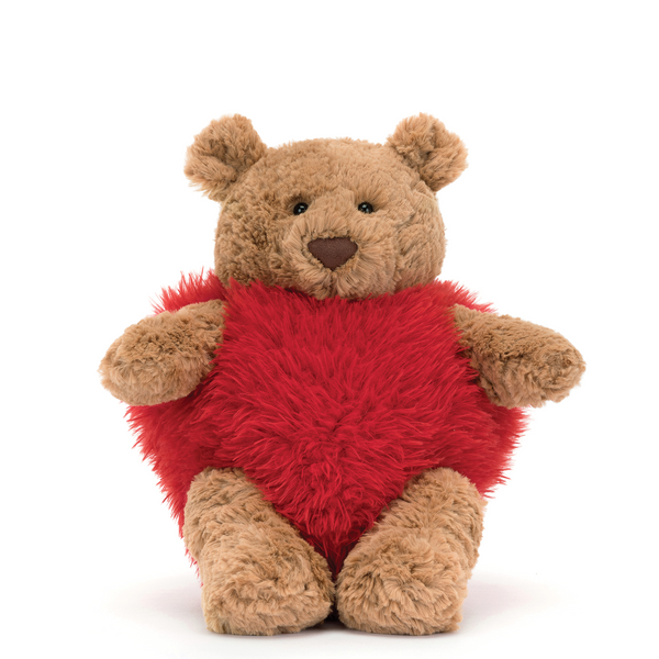Jellycat Bartholomew Bear Heartthrob