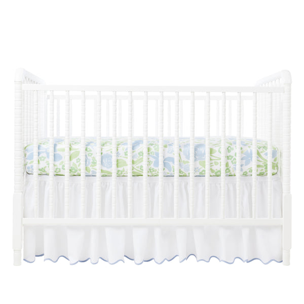 Jenny Blue Crib Sheet