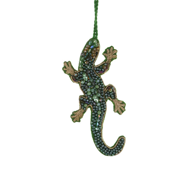 Jeweled Gecko Ornament