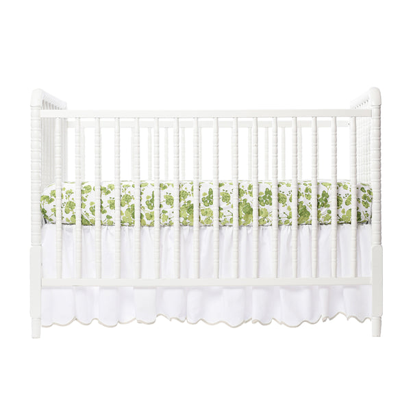 Ouisie Green Crib Sheet