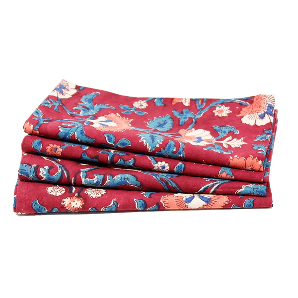 Priya Wine Dinner Napkins, set of 4