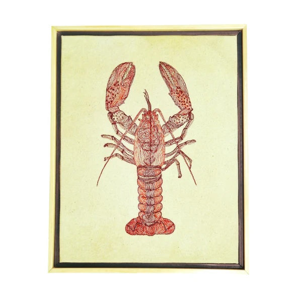Lobster Thread Art