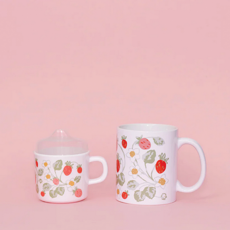 Strawberry Mama & Me Cup Set