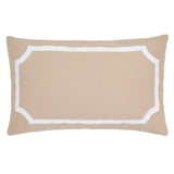 Taupe Border Shams