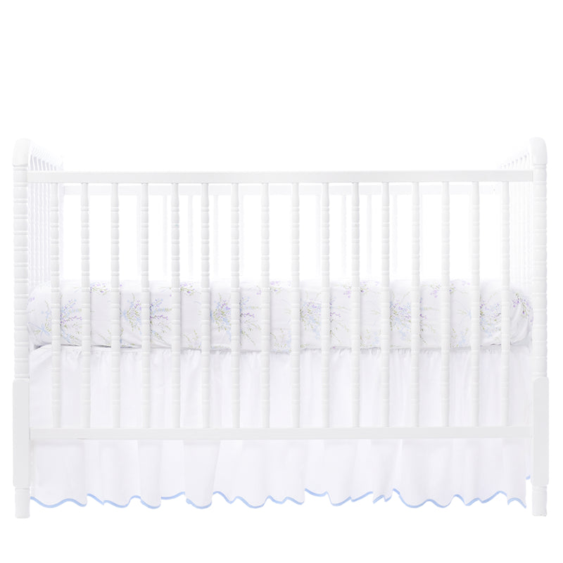 Truvy Lilac Crib Sheet