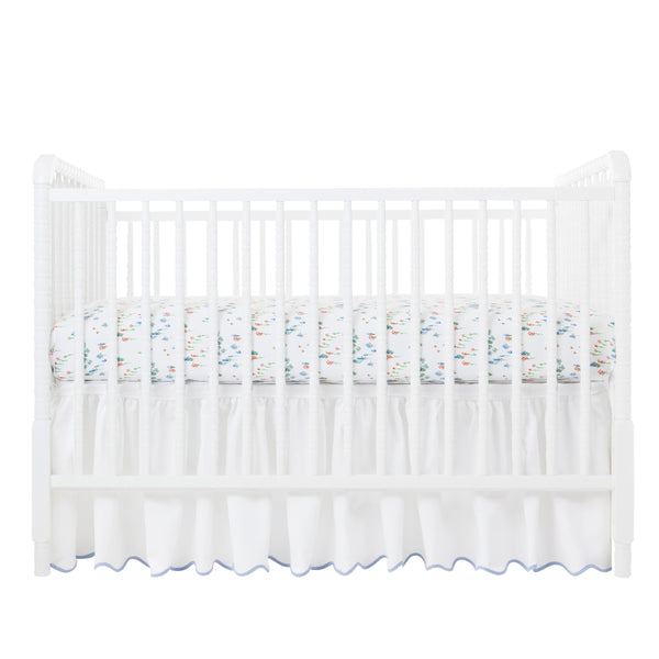 Wimberley Blue Crib Sheet