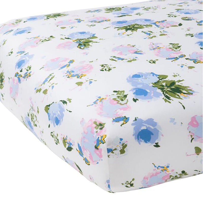 Bloomsbury Blue Crib Sheet