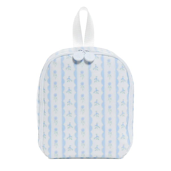 Blue Ribbon Floral Lunch Bag