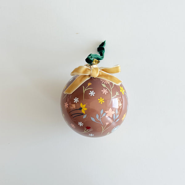 Meadowfield Bauble Ornament, Brown