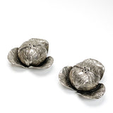 Pewter Cabbage Salt & Pepper Shakers