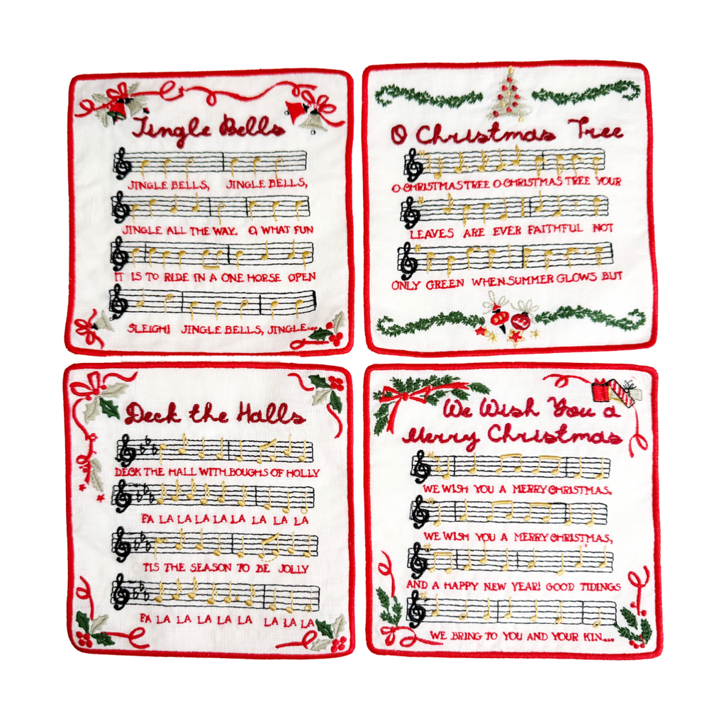 Biscuit Home Christmas Carols Cocktail Napkins