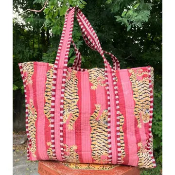 Tiger Quilted bags