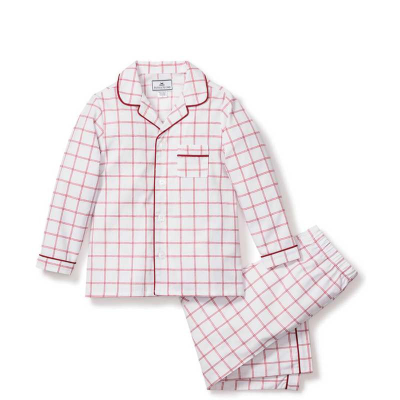 Kid's Garnet Tattersall Pajama Set