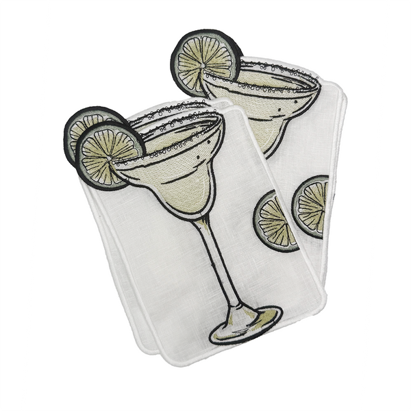 Margarita Cocktail Napkins, set of 4