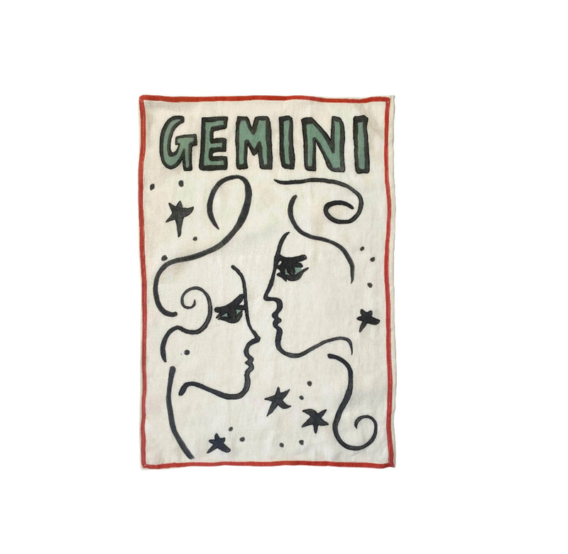Zodiac Tea Towel