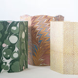 Marbled Paper Waste Basket