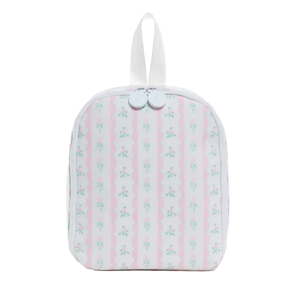 Pink Ribbon Floral Lunch Bag