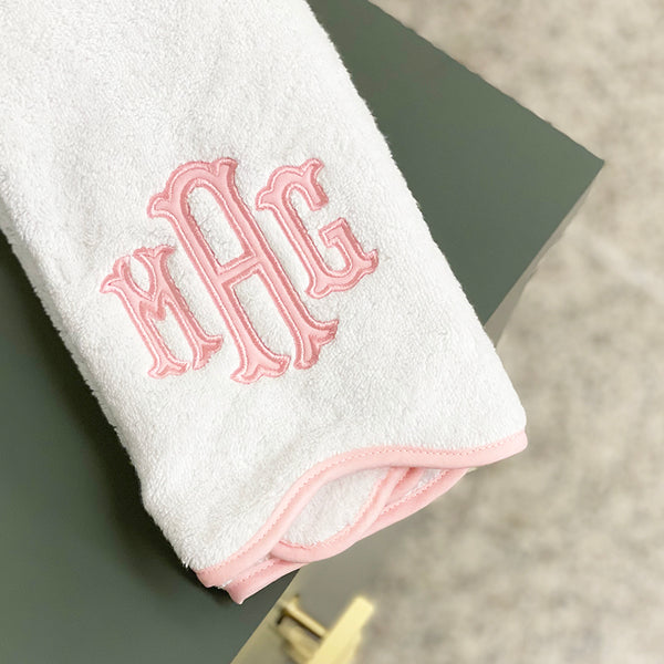 Pink Somerset Scallop Towel Collection