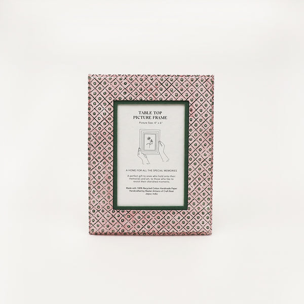 Dot & Grid Picture Frame, 4x6