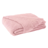 Mohair Throw, Pale Pink