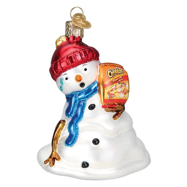 Flamin' Hot Cheetos Snowman Ornament