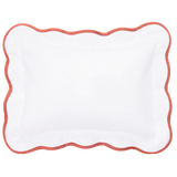 Coral Pique Shams