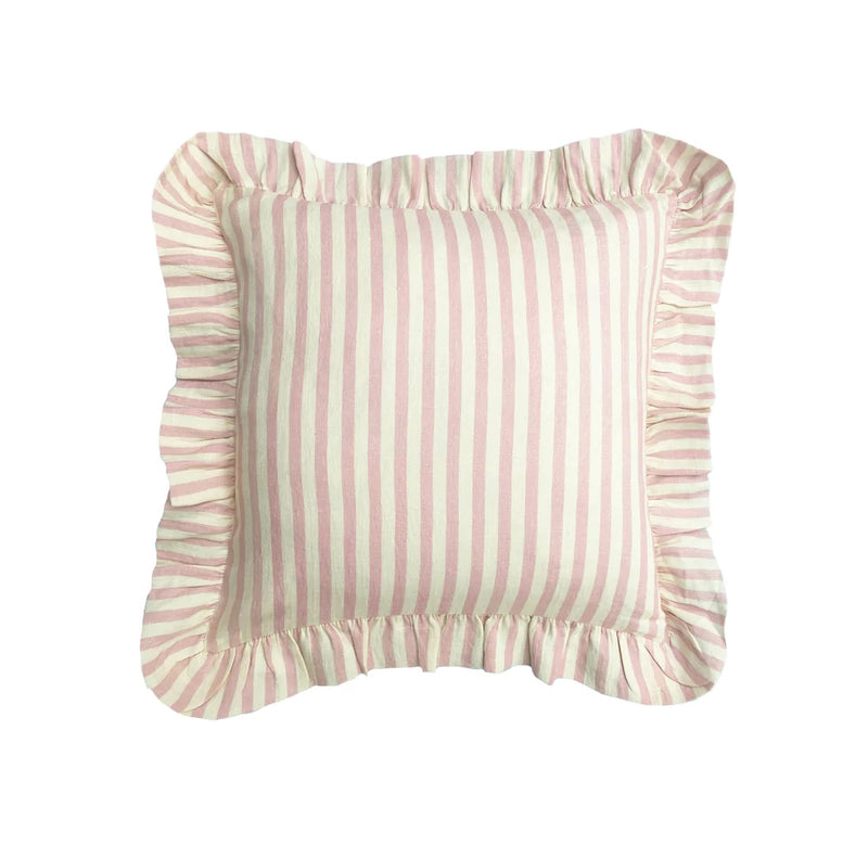 Blush Candy Stripe Cushion Cover – Biscuit Home