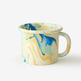 Lemon Cream Swirl Enamelware