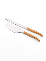 Olive Wood Cake Set