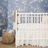 Taupe Pique Crib Skirt