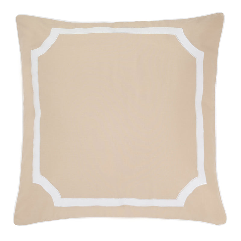 Taupe Border Shams