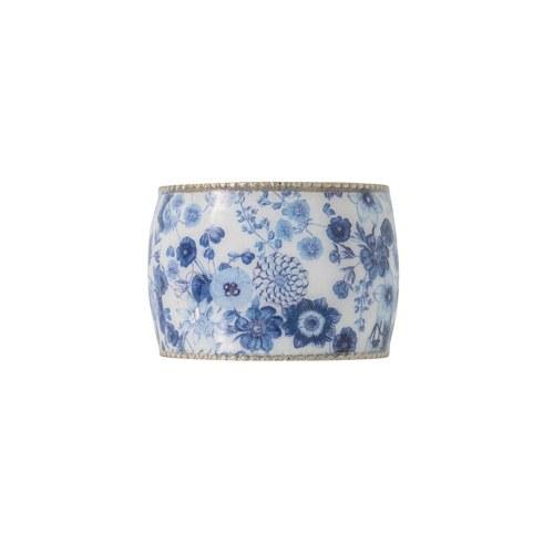 Field of Flowers Napkin Ring, Chambray