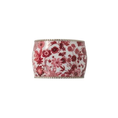 Field of Flowers Napkin Ring, Ruby