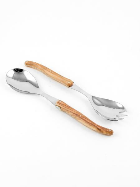 Olive Wood Salad Servers