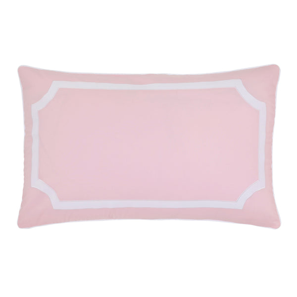 Pink Border Shams