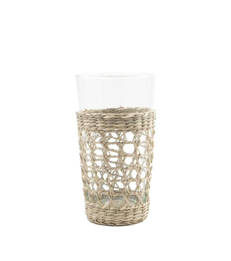 Seagrass Cage Glassware